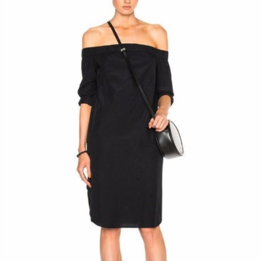 Rag & Bone Kacy Off Shoulder Poplin Button Dress